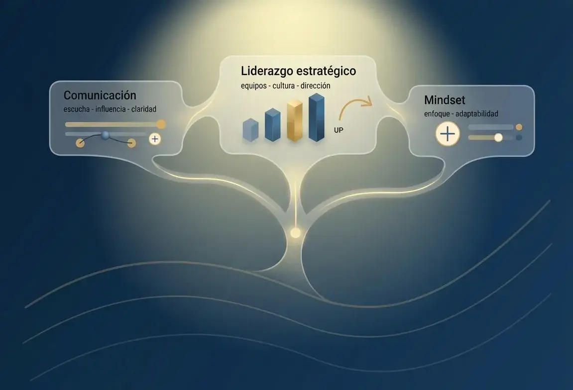 Arte corporativo para capacitación en comunicación, liderazgo y mindset